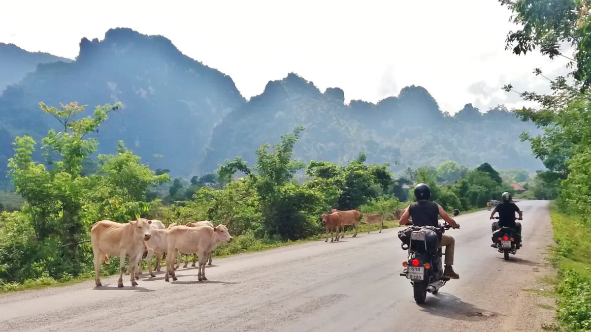 rent a bike in laos