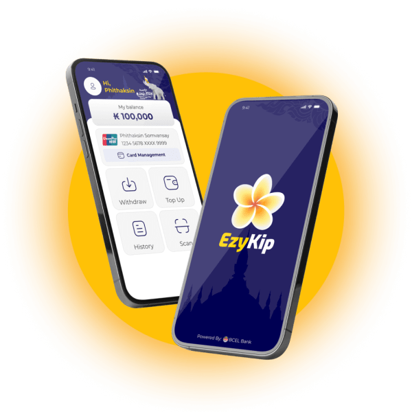 EZyKip app, Lao currency app, Laos travel guide, How to use Lao kip, BCEL mobile app