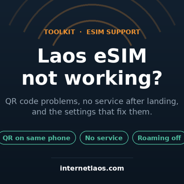 Technology News and Reviews 3 Troubleshooting a Laos eSIM activation on a smartphone